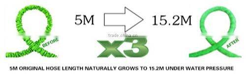 Unique design unique color cheap expandable bungee garden hose pipe