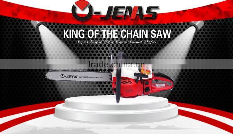 Ojenas high quality 68cc 3.2kw agriculture tools power garden chainsaw