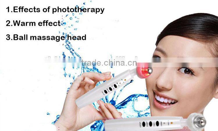 Home use eye circle and eyes pouch treatment mini eys massager care machine