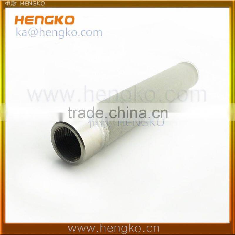 sintered porous stainless steel cartridge filter element