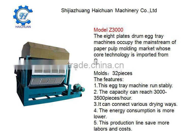 paper egg carton machine pulp molding machine