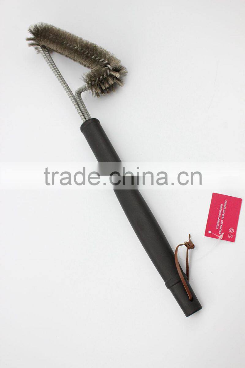 0400020 Good quality brass wire brush,BBQ cleaning brush