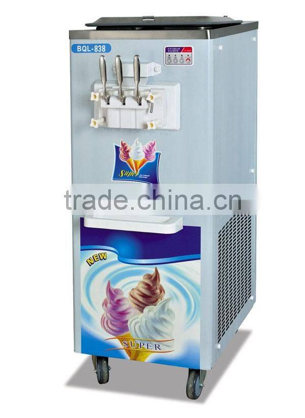 3 flavor soft Ice cream machine BQL-838