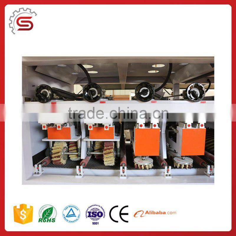 High Configuration Wood Polishing Machine STR13002Z-2O-4R brush polishing machine