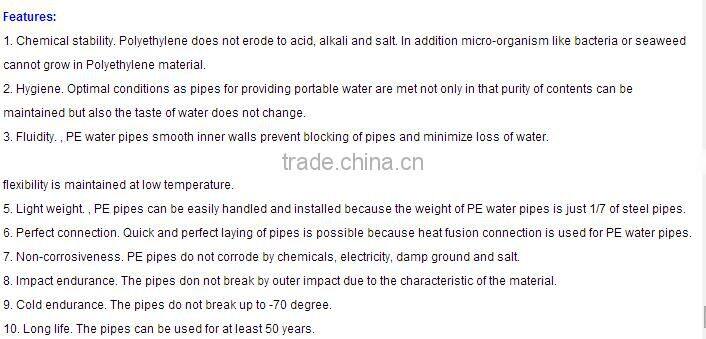 DIN GB standard PPR conveying water plastic tube/pipe