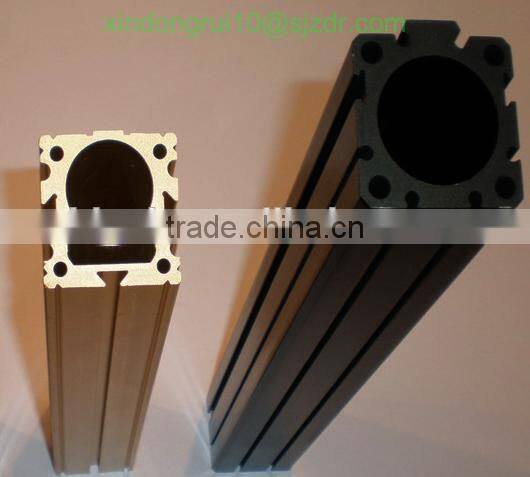 aluminium square tube profil