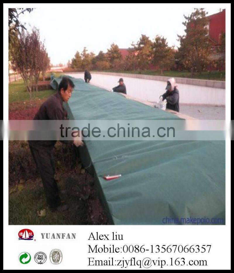 Dark green pp spun-bonded non woven fabrics For cover roads, plant covering