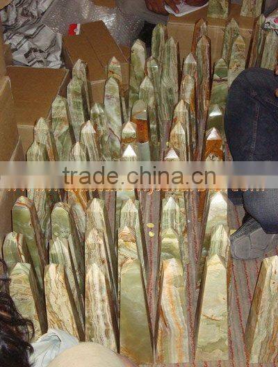 FACTORY PRODUCUNG WholeSale 2017 ONYX OBELISKS HANDICRAFTS