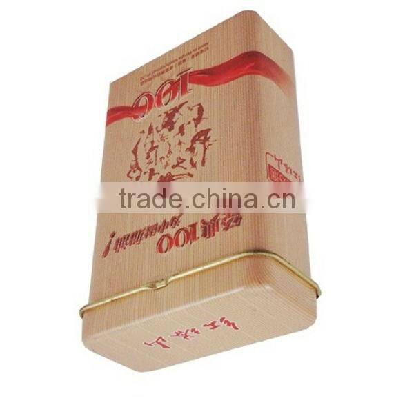 rectangular cigarette tin