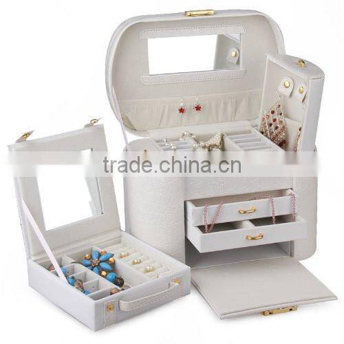 New Products!STORE MORE Red Leather Jewelry Box ,Box for Jewelry