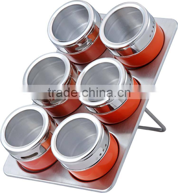 Jiangmen Manufacture Stainless Steel Kitchen Accessory Spice Jar set