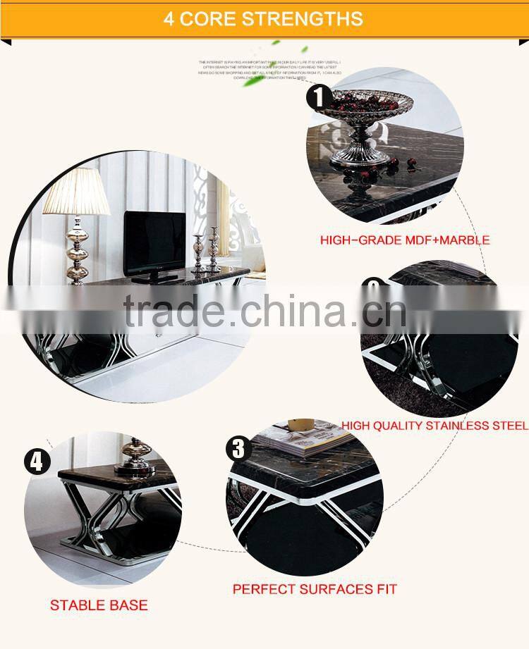 E358 High Quality Living Room New Model TV Cabinet with Showcase