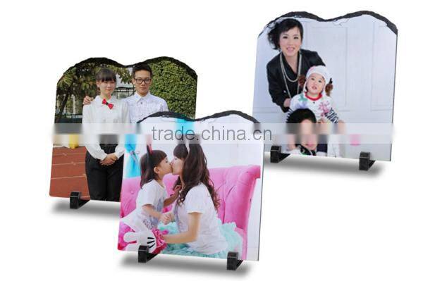 Water Proof Photo Frame Sublimation Slate Rock