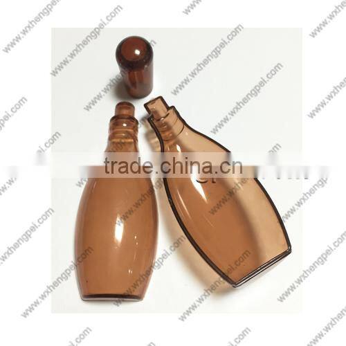 Cleverish portable cute brown plastic storage jewelry wedding bottle kit