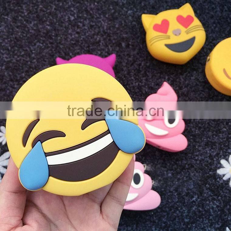 2016 New Portable Emoji Power Bank 2600mah Gift For Mobile Phone