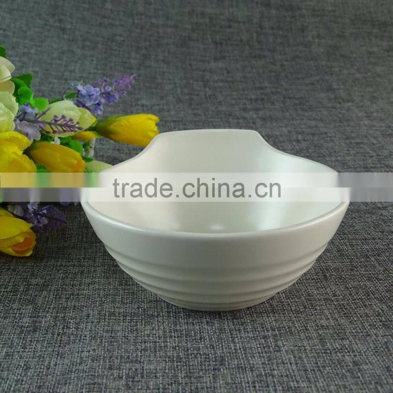 Unique Shape Ceramic salad Bowl wholesale Serving Bowls For Hotel Restaurant Use