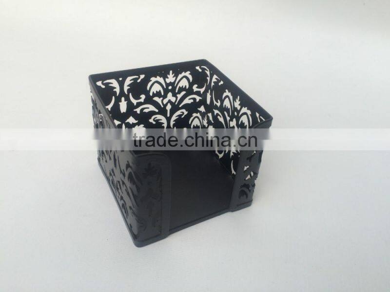 Paper Office Desktop Organizer Engraved Memo Holder