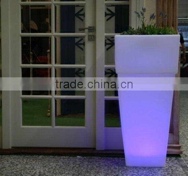 FO-9530 LED Illuminate Flower Planter, Home Ornaments Flower Pots, Tall Flower Vase