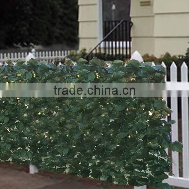 Garden decoration plastic artificial plants leaf fence