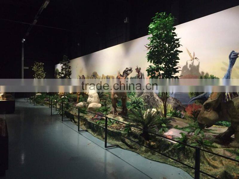 Indoor artificial oak tree branches artificial leaves
