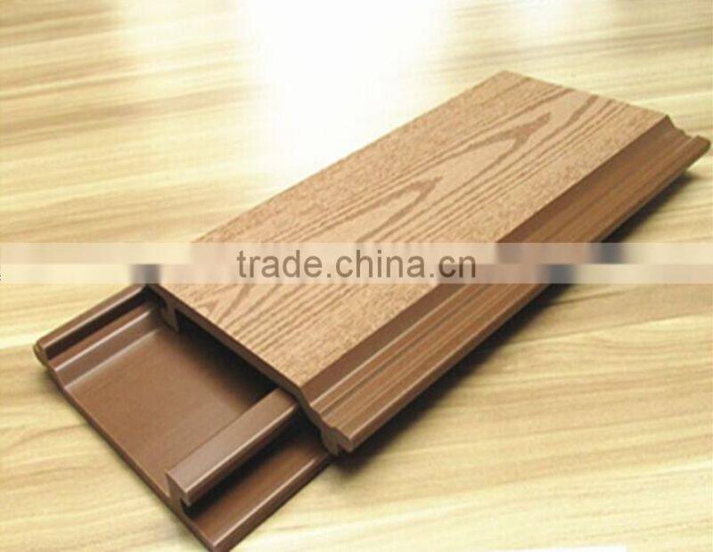 2015 Hot sale wood plastic composite wpc wall panel /outdoor wall panel /decorate wall board
