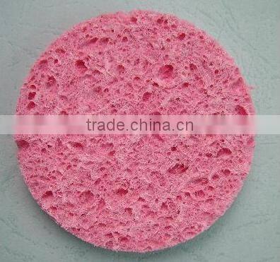 oval open pore cellulose sponge for cosmetic