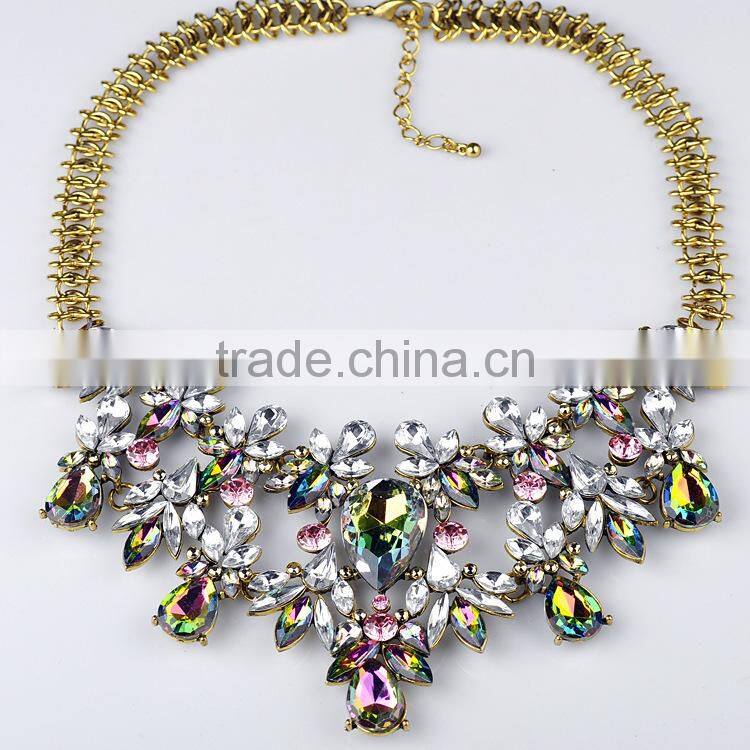 2015 Latest new style women fashion alloy jewelry necklace for laddy