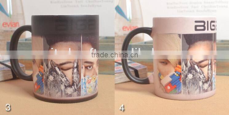 2015 Sublimation Coated Magic Color Changing Mug cup