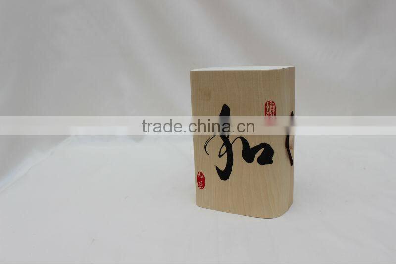 high quality light weight pine Wood tea box