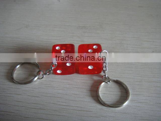 colored dice, custom printed dice, game dice, dice with key chain