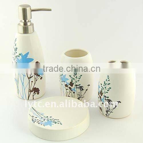 fresh style ceramic sanitary ware bathroom set