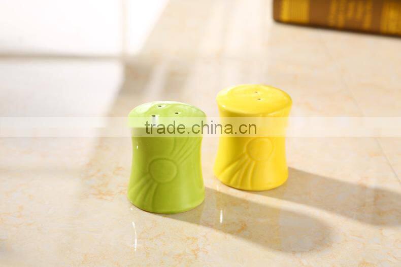 ceramic Canister with stainless steel stand