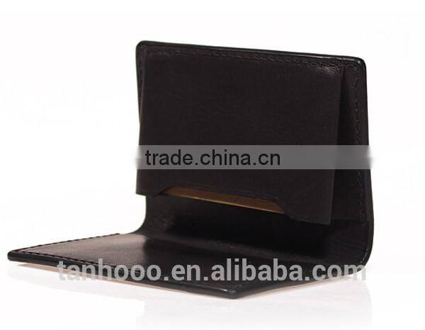 vegetable cow leather card holder/vegetable leather card case