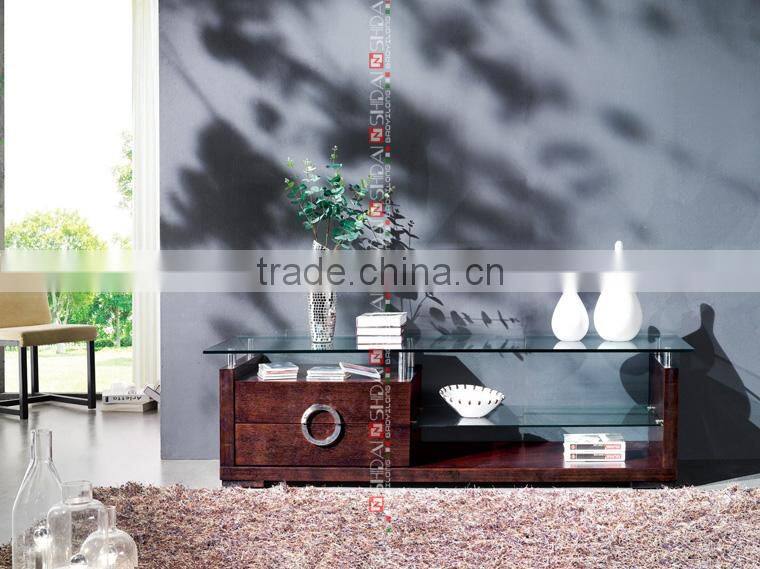tempered glass tv unit, tempered glass tv units, modern tempered glass tv unit furniture E-121
