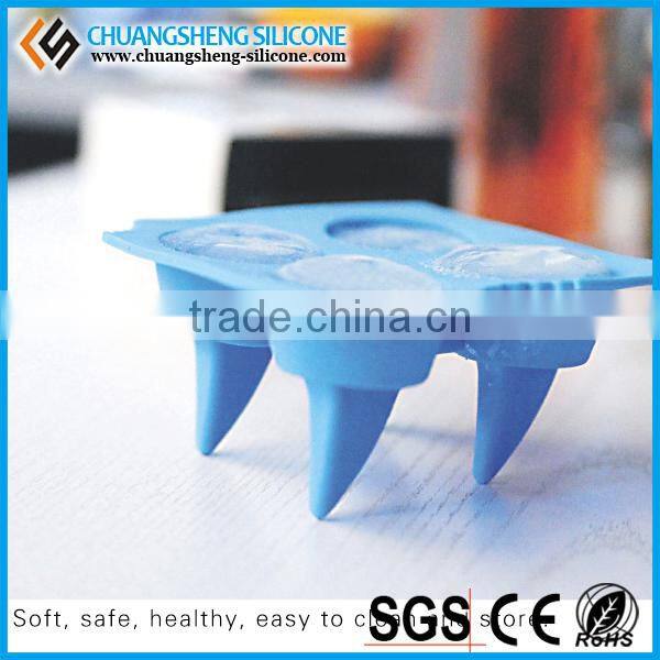 Fire shape fashion summer silicone ice cube tray