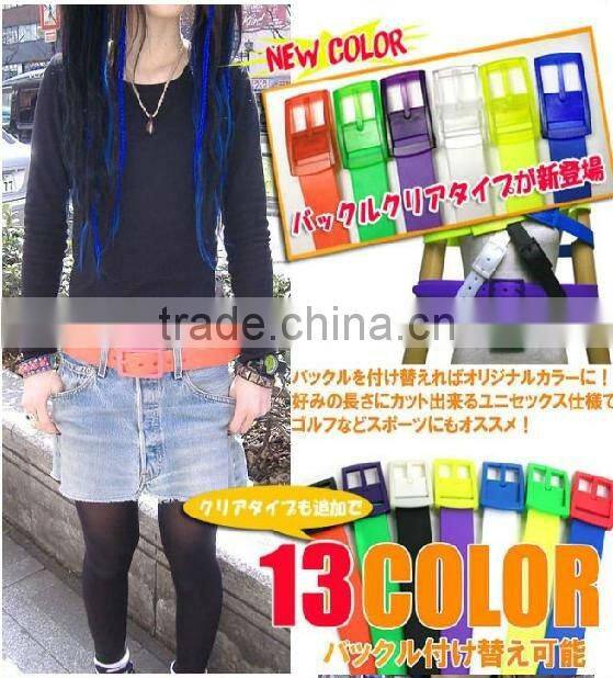 Candy Color Silicone Rubber Golf Belt