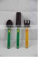 3PC plastic children Garden hand tool set/Pitchfork/ Shovel/Harrow