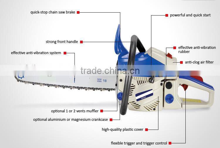 49.3cc (52cc) 20" 2000W Petrol Chainsaw CE/GS/EMC/EU2 Approval GW8228
