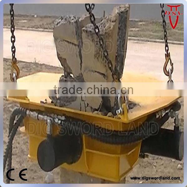 hydraulic square pile breaker for breaking