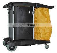 Commercial Plastic Janitor Cart with Wheels or Service Cart 05108