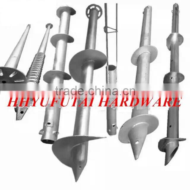 76mm*1800mm Ground Screw hot galvanized on hot sale china supplier