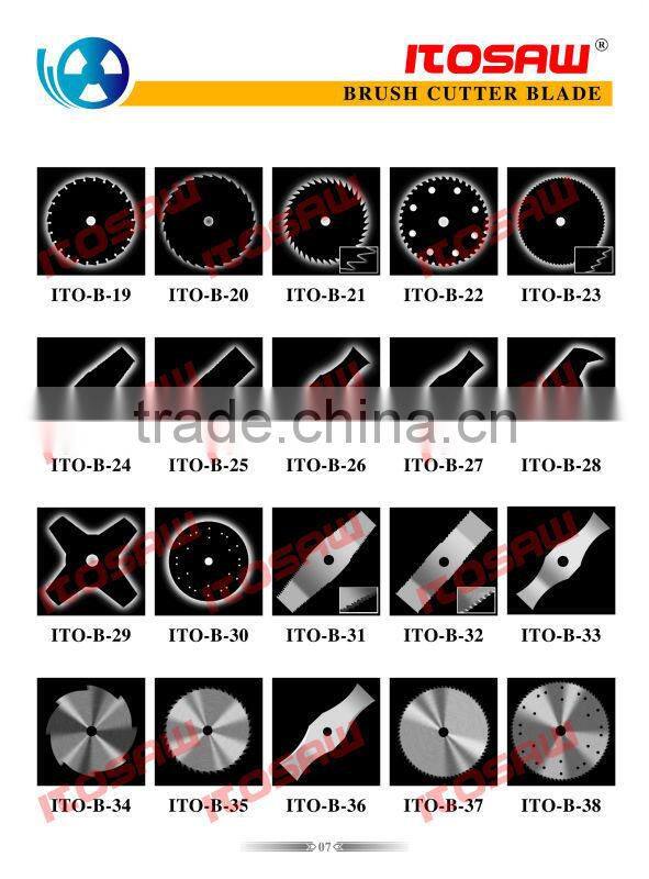 brush cutter blade normally grass saw blade, grass trimmer blade