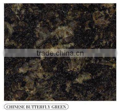 black kitchen countertop