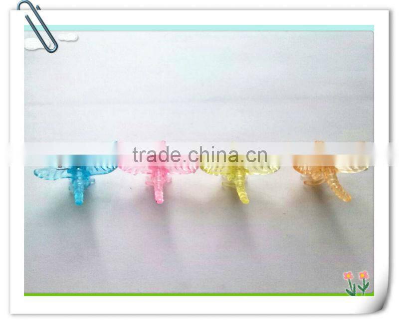 Garden Dragonfly Shape Plant Support Colored Plastic Stick Clip.Garden Ornaments