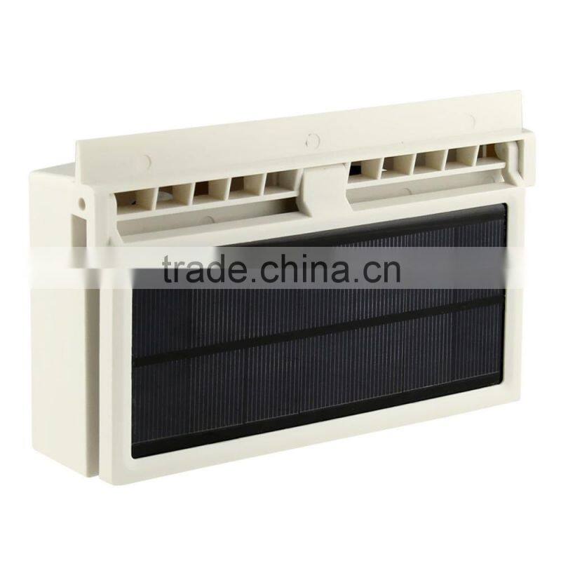 2017 hot Built-in Battery Rechargeable Solar Car Cooler Solar Powered Car Front / Rear Window Air Vent Cool Cooler Fan