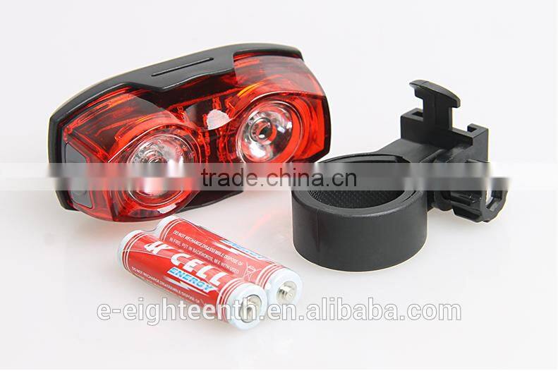 2016 new 2 led bicycle decorative Safety Back Rear Tail Flashing Light