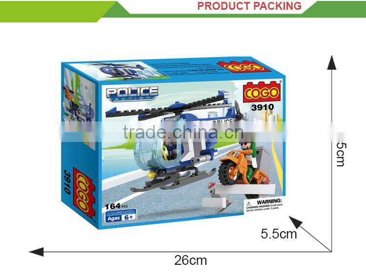 Intelligence plastic toy building blocks diecast motorcycle model