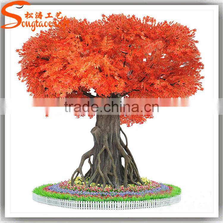 Decoration Large Outdoor Artificial IJanpanese Red Maple Tree On Sale