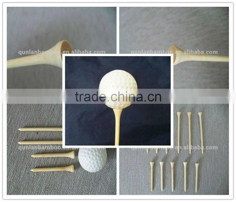 Natural Bamboo Golf Tees For Sale