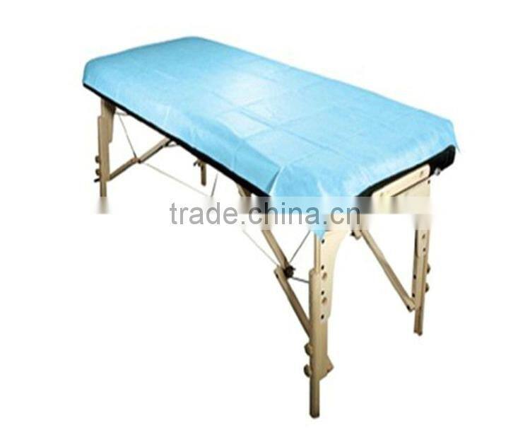 China manufacturer 13 year factory new products PP spunbond nonwoven cloth products disposable hospital bed sheets